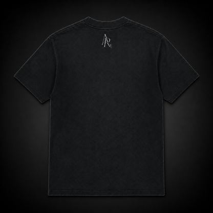Black graphic tee – back